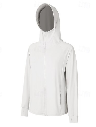  Damen Laufjacke Outdoorjacke Vollreißverschluss Langarm Oberbekleidung Sportlich Sonnenschutz Atmungsaktiv Schnelltrocknend Leicht Tennis Golfspiel Laufen Sportbekleidung Sportkleidung Einfarbig