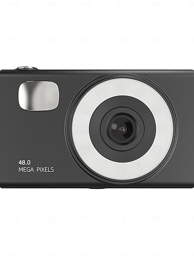  Appareil photo numérique avec zoom 16x, appareil photo rechargeable, appareil photo professionnel HD pour adolescents et débutants, prend en charge la prise de photos, l'enregistrement de vidéos et un