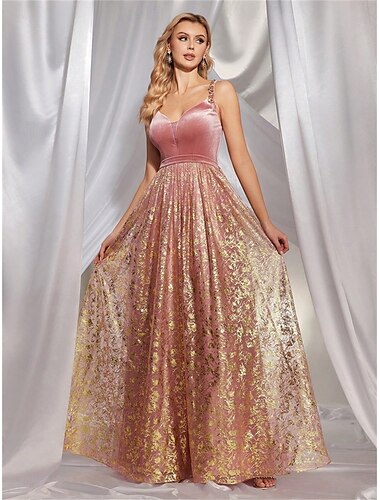  A-Linie Quinceanera-Kleider Elegant Kleid Formell Hochzeit Bodenlang Ärmellos Herzförmiger Ausschnitt Polyester mit Falten 2025