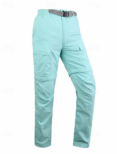  Damen Cargohosen Abzippbare Hosen Wanderhosen Außen Normale Passform Schnelltrocknend Unterteile Elastischer Bund Schwarz Armeegrün Laufen Camping / Wandern / Höhlenforschung S M L XL XXL