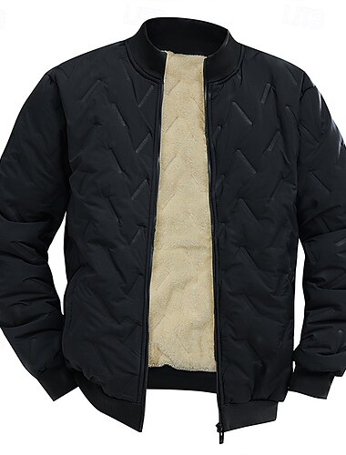  Per uomo Giacca in Pile Giacca imbottita Giacca invernale Esterno Caldo Abbigliamento da trekking Abbigliamento da trekking Inverno Autunno Top Campeggio / Escursionismo / Speleologia Corsa Grigio