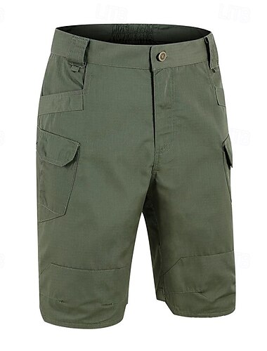  Herren Cargoshorts Wandershorts Außen Normale Passform Wasserdicht Winddicht Schnelltrocknend Leicht Shorts Unterteile Tasche Schwarz Armeegrün Camping / Wandern Golfspiel Laufen S M L XL XXL
