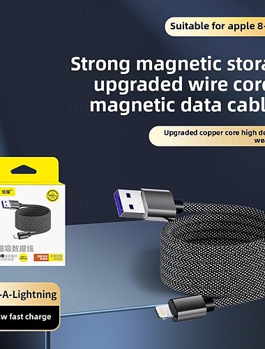  magnetisches, superschnelles Ladekabel Typ C – universelles USB-C für iPhone, Huawei und Android, alle Telefonmodelle