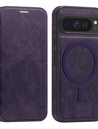  Handy Hülle Handyhüllen Für Google Pixel 9 Pro Pixel 9 Pro XL Pixel 8 Pro Pixel 8 Pixel 9 Pixel 9a Magnetische Adsorption Flip-Cover Unterstützt kabelloses Laden Kartenfach Stoßfest TPU PC PU-Leder