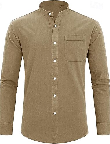  Karnival Oktoberfest öl Bandkrage Skjorta Linneskjorta Bavarian Tyska Alpint Ängar Herr Fest Ölfestival Traditionell stil tyg