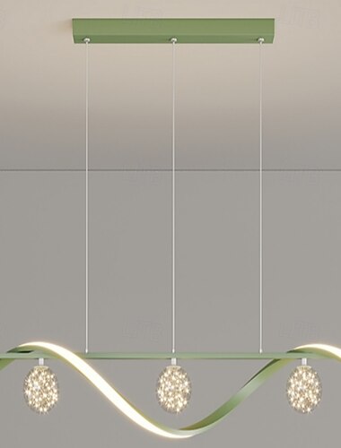  led hanglamp 100 cm eilandverlichting dimbaar lijndesign aluminium stijlvol minimalistisch geverfde afwerkingen eetkamer keukenverlichting 110-240v