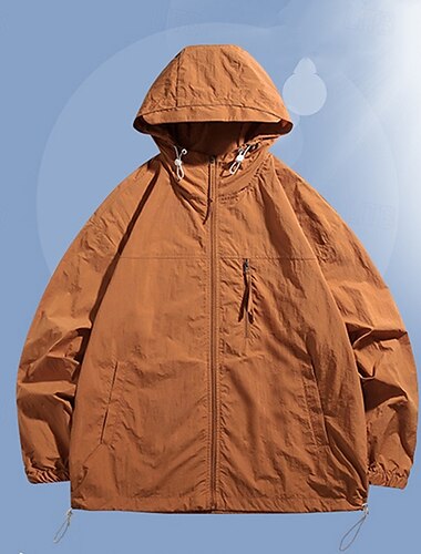  Hombre Chaqueta para correr Chaqueta para exteriores Full Zip Manga Larga Abrigos Deportivo Protección Solar Transpirable Secado rápido Ligero Tenis Golf Corriendo Ropa de deporte Ropa de Deporte
