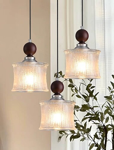  függőlámpa japán vintage dió hálószoba függőlámpa modern minimalista zöld üveg étkező függőlámpa századközepi északi konyhasziget csillár éjjeliszekrény bárpult nappali
