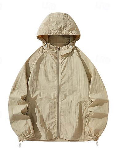  Hombre Mujer Unisexo Chaqueta para correr Chaqueta para exteriores Full Zip Manga Larga Abrigos Deportivo Protección Solar Transpirable Secado rápido Ligero Tenis Golf Corriendo Ropa de deporte Ropa
