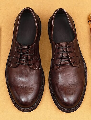  Derby-Schuhe aus hellbraunem Leder für Herren mit Goodyear-Rahmen und klarem Design – stilvolle Abendschuhe für formelle Anlässe, Hochzeiten und geschäftliche Veranstaltungen