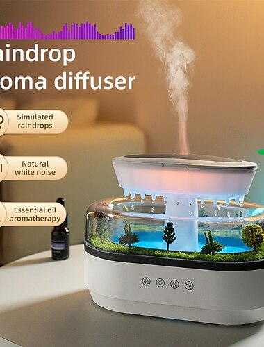  Un umidificatore a fiamma, colorato e alimentato tramite USB, con prefiltro a nebbia fredda, in materiale plastico, evaporativo, 36 V, multifunzionale, per un'atmosfera romantica e rilassante, regalo