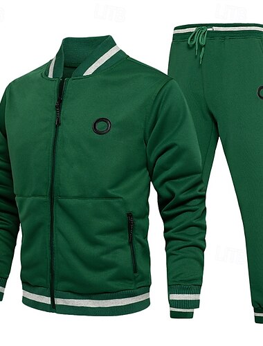  Herren Zip Up Sweatshirt Trainingsanzug Athleisure Herbst Langarm Winddicht Fitnessstudio Training Sport Sportbekleidung Sportkleidung Schwarz Grün Grau