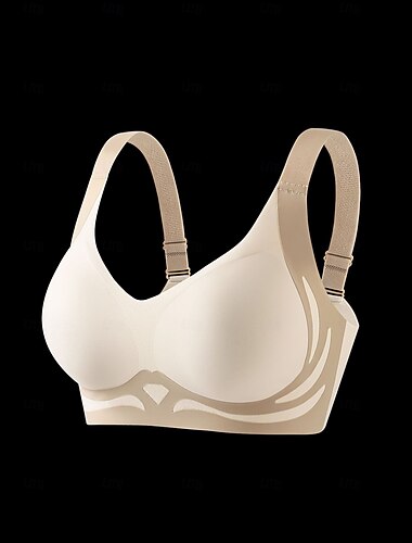  女性用 セクシーランジェリー ブラジャーカテゴリー バックレスNightwearナイロン スパンデックス カラーブロック ソリッド ブラック ライトグリーン ダスティブルー ベージュ