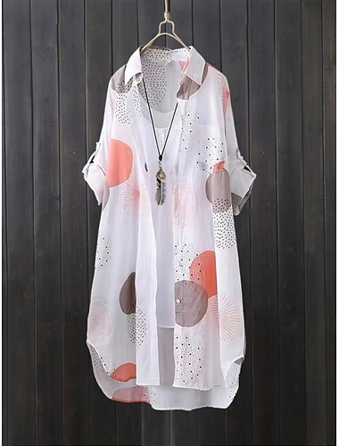  Damen Jacke-Shirt Bequem Atmungsaktiv Reißverschluss Tasche Elegant Lässig Karomuster Urlaub Straße Lässig Alltagskleidung Einreihig Lang Umlegekragen Normale Passform Langarm Oberbekleidung Gelb