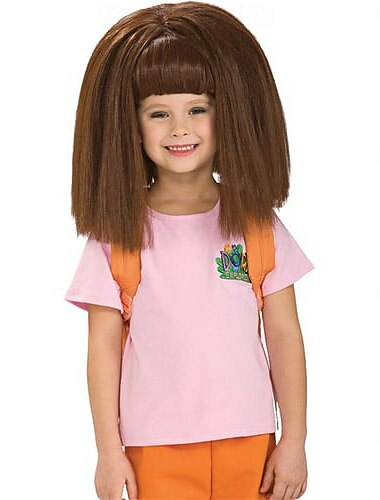  Rubie's Dora Brown Halloween-Kostümperücke für Kinder