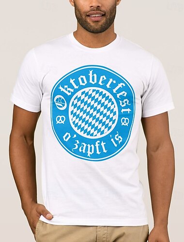  Oktoberfest Bier T-Shirt Bayerisch München Deutsch Grafik Für Damen Erwachsene Karneval Oktoberfestbier Heißprägen Party Alltagstauglich