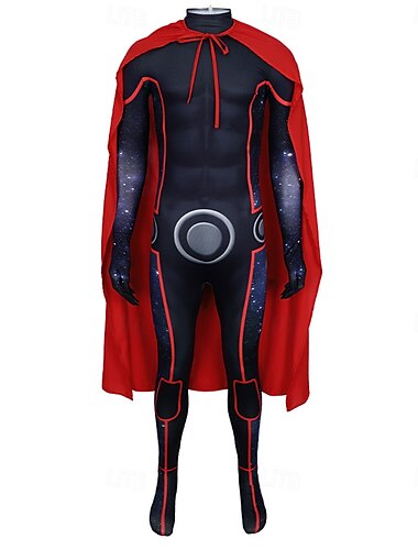 Scarlet Witch Superheld Gruppenkostüm Bodysuits Onesie-Kostüm Abenteuerfilm Cosplay Film Cosplay for Unisex Jungen Mädchen Kinder Erwachsene Halloween Karneval Welttag des Buches Leistung
