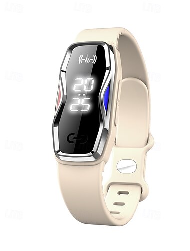  Ultraschall-Mückenabwehrarmband, Schädlingsbekämpfung, wasserdichtes Anti-Mücken-Armband für den Innen- und Außenbereich, Anzeige der Zeitfunktion und Aufzeichnungsfunktion für die Schrittzahl