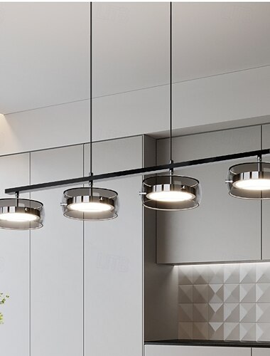  3-Light 4-Light 5-Light 90 cm Enkel design Hängande lampor Metall Glas Artistisk Nordisk stil 110-120V 220-240V