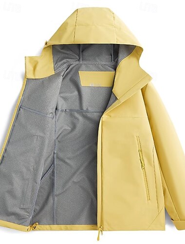 Γυναικεία Casual Jacket Μπουφάν με κουκούλα Διατηρείτε Ζεστό Άνετο Φερμουάρ Τσέπη Μοντέρνα Υπαίθριο Σκέτο ΕΞΩΤΕΡΙΚΟΥ ΧΩΡΟΥ Εξόδου Φερμουάρ Κανονικό Με Κουκούλα Κανονικό Μακρυμάνικο Εξωτερικά ενδύματα