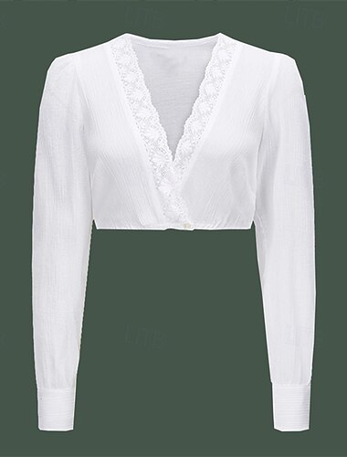  Carnaval Oktoberfest bier Kostuum Dirndl-blouse hulp in de huishouding Bavarian Duits Weiden Dames Carnaval Bierfestival Doek in traditionele stijl Blouse