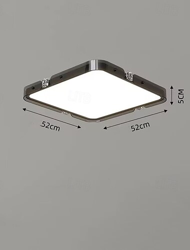  ultradünne minimalistische LED-Deckenleuchte, Augenpflege aus Vollkupfer für Schlafzimmer/Flur