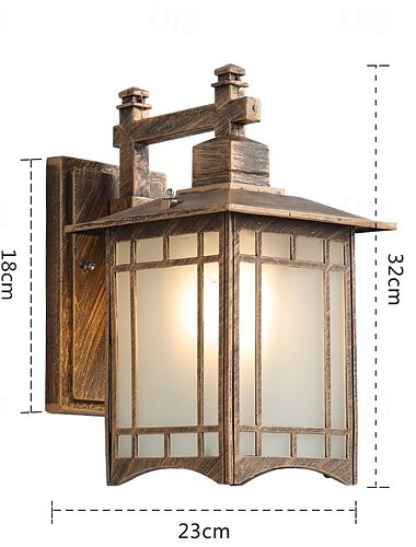  Bauernhaus-Außenleuchten zur Wandmontage, Beleuchtung der Veranda, matte antike Bronze-Wandleuchten, wasserdichte Außenwandlaternen für die Terrasse, das Haus, den Hinterhof, die Tür