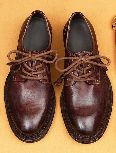  Herren-Mokassin-Loafer aus hellbraunem Leder mit Quastendetail und Goodyear-Rahmen – bequeme und elegante Schuhe für legere und halbformelle Anlässe