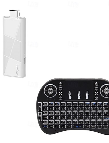  2025 neuer H96 Max RK3518 Dongle Mini-TV-Stick Android 14 Smart-TV-Box Android 14 2 GB 16 GB 8 GB WiFi 6 BT 4K HD Google Voice Media Player mit Sprachgyroskop-Fernbedienung Set-Top-Box Media Player
