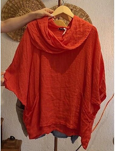  Damen Bluse Einfarbig Elegant Lässig Halbarm Rundausschnitt Normale Oberteile Täglich Ferien Schwarz Weiß Rosa Rote Blau Sommer Herbst