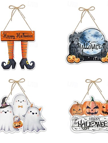  διακοσμητικά στοιχεία για το Halloween κρεμαστά πόρτα μενταγιόν κολοκύθας ατμόσφαιρα περιβάλλον σκηνή διακόσμηση είδη πάρτι