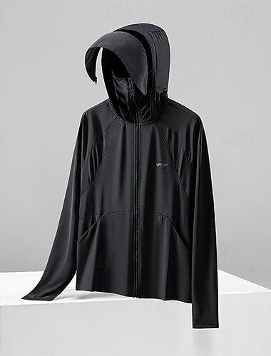  Damen Laufjacke Outdoorjacke Tasche Vollreißverschluss Langarm Oberbekleidung Sportlich Sonnenschutz Atmungsaktiv Schnelltrocknend Leicht Tennis Golfspiel Laufen Sportbekleidung Sportkleidung