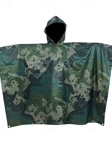  Herren Damen Wanderjacke Regenmantel Außen Wasserdicht Winddicht Schnelltrocknend Leicht Wanderoutfits Wanderbekleidung Herbst Regenmantel Camping / Wandern / Höhlenforschung Tarnung Armeegrün Blau