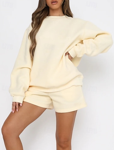  Damskie Dres Bluza z kapturem Bluzy Koronka Solidne kolory Zestawy odzież Jesień Ciemny khaki Czarny Siłownia Athleisure Bieganie Odporność na wiatr Długi rękaw Sport Odzież sportowa Elastyczny