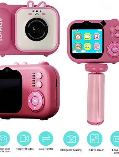  Nouvel appareil photo pour enfants S11, écran 2,4 pouces, 4800 W, double caméra haute définition, mini appareil photo numérique mignon pour enfants