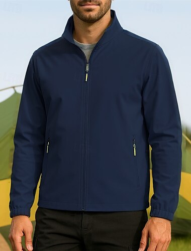  Hombre Chaqueta para senderismo Chaqueta deportiva Impermeable Al aire libre Impermeable Ligero Transpirable Trajes de senderismo Ropa de senderismo Primavera Otoño Chaqueta Tenis Golf Corriendo