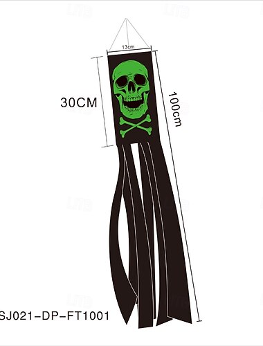  Luz de noche de manga de viento fantasma de Halloween, decoración colgante LED espeluznante con brillo fantasmal, impermeable y resistente a la intemperie para decoración de patio, porche o jardín al aire libre, perfecta para la atmósfera de la noche de H
