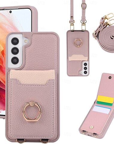  Handy Hülle Handyhüllen Für Samsung Galaxy S25 S25 Plus S24 Ultra S24 S24 Ultra Plus S23 Ultra Plus S23 S23 Plus S22 Ultra S22 S21 Plus Ultra Brieftaschenhülle mit Trageriemen Ständer Kartenfach