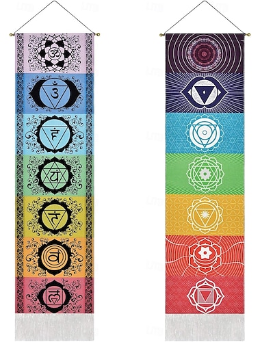  Bohemian Chakra Geweven Tapijt Noordse Woonkamer Slaapkamer Thuis Decor Boho Tapijt Ingangs Wandhangend Kwastje