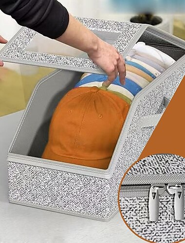  Vliesstoff Aufbewahrungsboxen Rechteck Kreativ / Tragen / Kühl Zuhause Organisation Lager 1 Stück