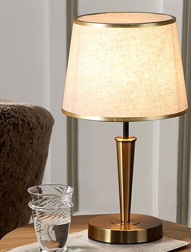  Lampada da tavolo a LED moderna, luce bianca calda, da comodino, adatta a soggiorno, camera da letto, ufficio, comodino e libreria.