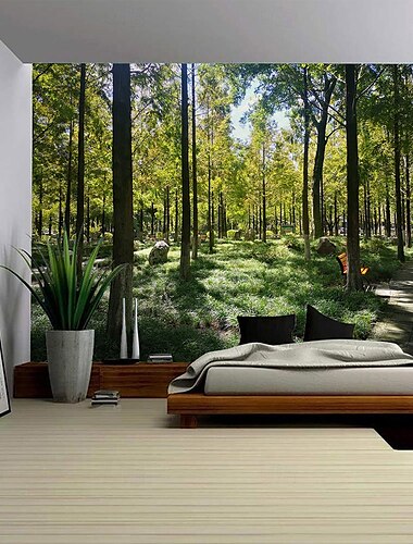 Natur Wälder Seen Landschaften Wandteppiche Wandmalereien Kunst Großformatige Wandteppiche Wandmalereien Dekorationen Fotos Hintergründe Teppiche Vorhänge Wohnkultur Schlafzimmer Wohnzimmer Dekoration