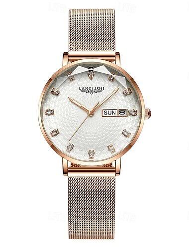  wasserdichte leuchtende Damenuhr automatische mechanische Uhr