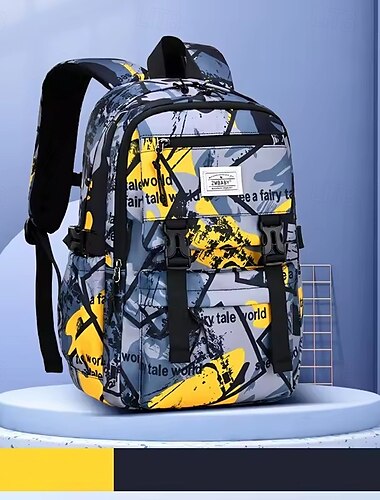  fengdong Grundschultaschen für Jungen, leichter Rucksack, große Kapazität, Büchertasche, wasserdichter Rucksack für Grundschüler