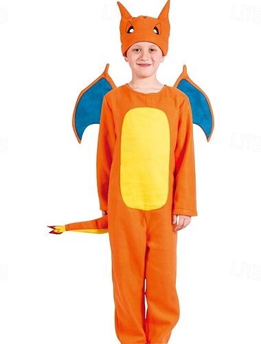  Παραμύθι Ζώο Δράκων Charizard Anime Κουγουρούμι Onesies Στολές Ηρώων Αγορίστικα Κοριτσίστικα Παιδικά Επίδοση Εκπαιδευτικό Ντύσιμο Ντύσιμο Σχολικής Εκδήλωσης Απόκριες Παγκόσμια Ημέρα Βιβλίου