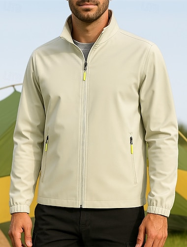  Męskie Kurtka turystyczna Kurtka sportowa Płaszcz przeciwdeszczowy Na wolnym powietrzu Wodoodporny Lekki Oddychający Ubrania turystyczne Ubrania turystyczne Wiosna Jesień Kurtka Bransoletka tenisowa