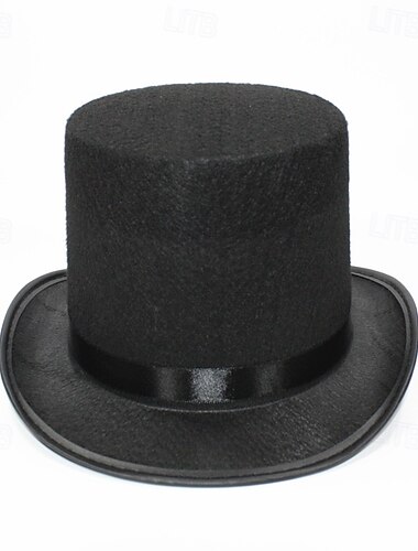  Leistung kostüm zauberer hut lincoln hut leistung hohen hut retro alle-spiel britischen stil 13cm jazz hut