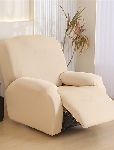  4-teiliges elastisches Loungesessel-Sofabezug-Set – funktionale Schonbezüge zum Schutz der Wohnzimmermöbel