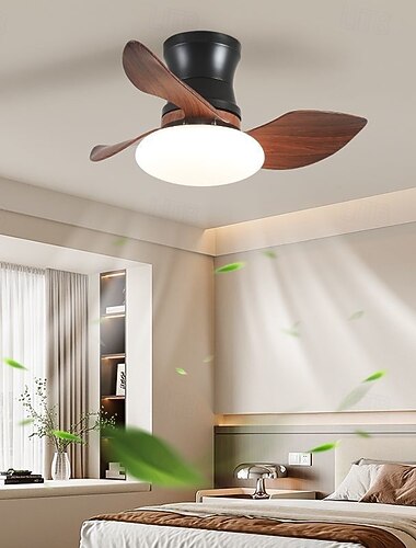 Franse plafondventilatorlamp uit het midden van de vorige eeuw - slimme, moderne minimalistische lamp voor slaapkamer/eetkamer/studeerkamer