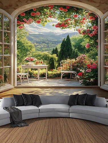  Arquitectura de castillos antiguos, flores, plantas, paisajes, tapices, arte decorativo, mantas, cortinas, muebles para el hogar, dormitorios, salas de estar, decoraciones.